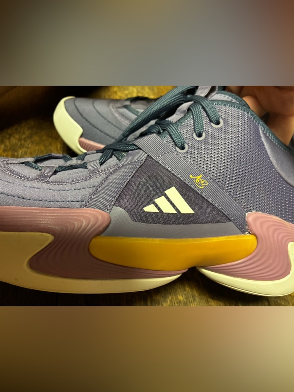 Adidas Harden Vol. 7 Basketball Shoes Purple Mauve Gold New Without Tags Size 11